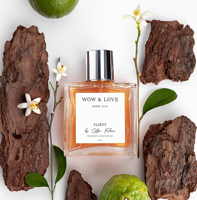 Парфум-блиск для волосся з шимером Flirty by Olga Fileva WOW&LOVE 60 мл Київ - фото 2