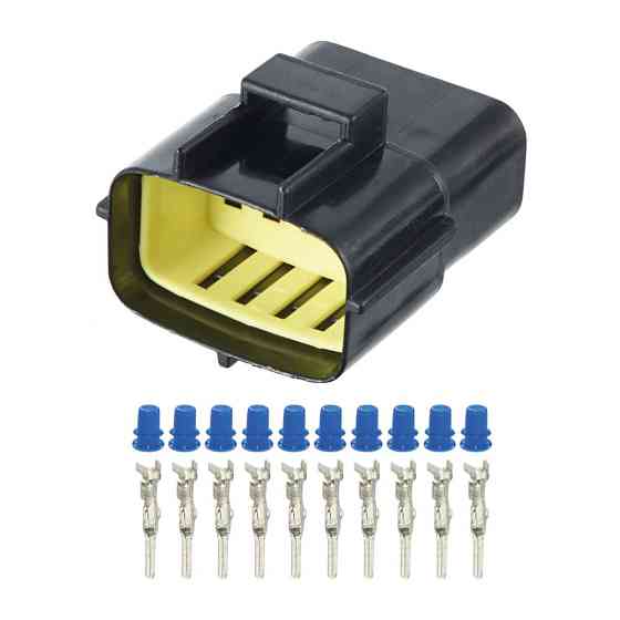 Роз'єм конектор 10-кон., 174657-2, TE Америка, Японія, Америка, Корея, Японія, Buick, Cadillac, Chevrolet, Daewoo, Ford, GMC Київ