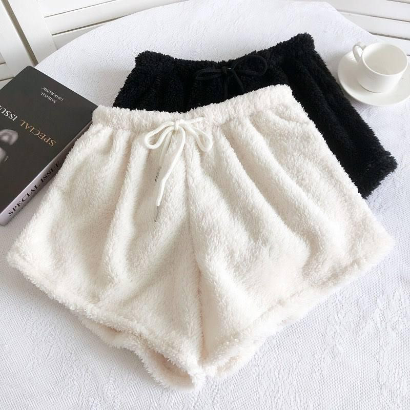 Жіноча плюшева піжама двійка: кофта і шорти турецька двостороння махра Одеса - фото 3