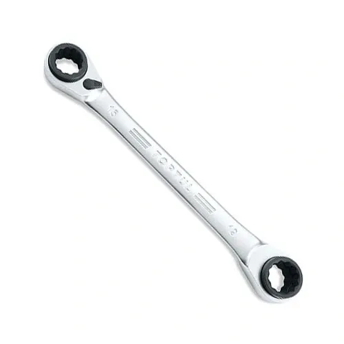 Ключ накидний із подвійною тріскачкою 72 зубці Pro-Series 8x11-10x9мм TOPTUL ABAD0811 Одеса