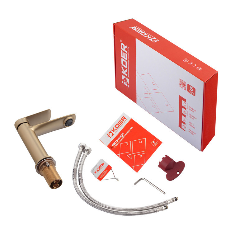 Смеситель для умывальника Koer KB-10028-12 (KR5291) Харьков - изображение 2