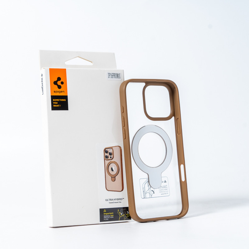 Чохол для смартфона Spigen AAA Magnetic Ring for Apple iPhone 16 Pro Max Brown Київ - фото 4