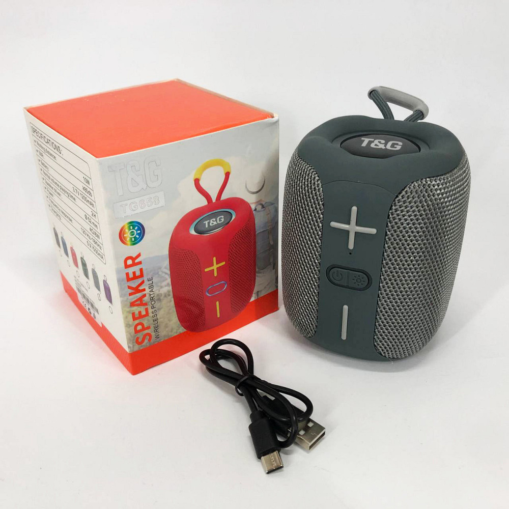 Bluetooth колонка с качественными басами TG658, Блютуз колонка с красивой подсветкой TL-45 Львов - изображение 6