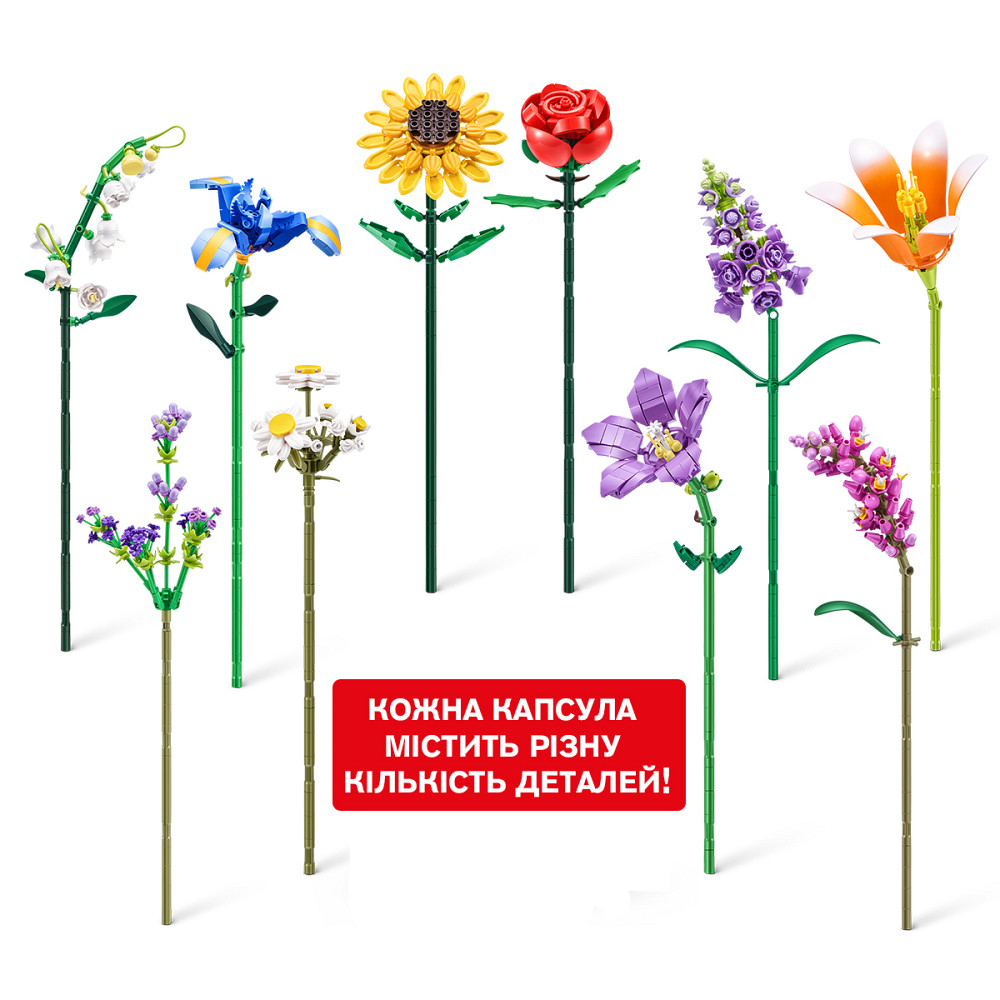 Конструктор в капсулі Max S1 – Садові квіти Дніпро - фото 5