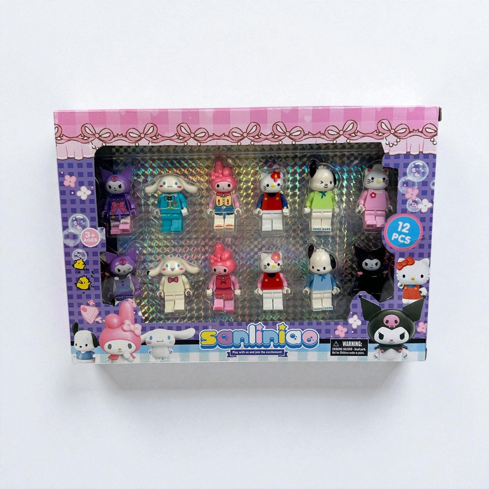 Дитячі фігурки конструктор Hello Kitty, набір фігурок лего котики 12 шт ( 25092 ) Харків - фото 2