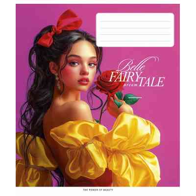 Тетрадь Школярик Fairytale 48 листов клетка (048-3542K) Винница