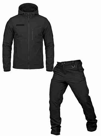 Эластичная тактический костюм agony черный НП4880 Одесса