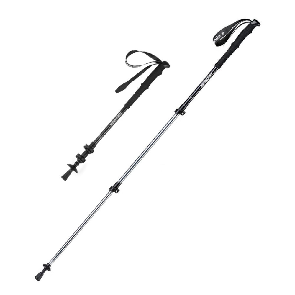 Трекинговая палка 3-сек. Naturehike Men ST 01 6061 AL NH17D001-Z, алюминий, черная Ровно - изображение 1