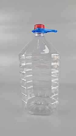 Пластикова пляшка 5,0 л, прозора з кришкою СБ (30 шт.) Харків