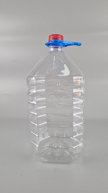 Пластикова пляшка 5,0 л, прозора з кришкою СБ (30 шт.) Харків - фото 3