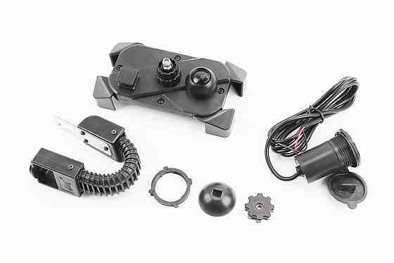 Тримач телефону на гнучкій ніжці + USB зарядка (мін. габарит телефону 60 * 124мм, макс. габарит 80 * 160мм) Київ