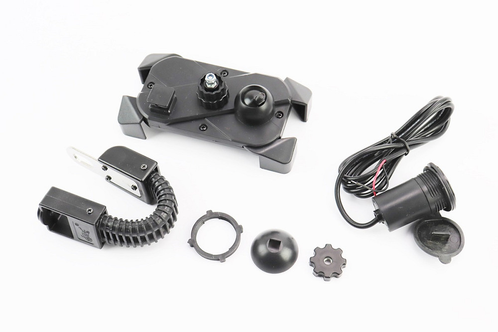 Тримач телефону на гнучкій ніжці + USB зарядка (мін. габарит телефону 60 * 124мм, макс. габарит 80 * 160мм) Київ - фото 2