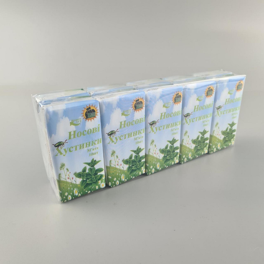 Бyажна хустка Супер Торба М'ята (10 шт.) Харків - фото 2