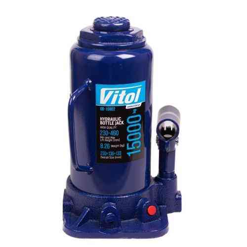 Гидравлический телескопический домкрат 15 тонн, коробочный, мин. 230мм - макс. 460мм, 9 кг (DB-15002/T91504) Харьков