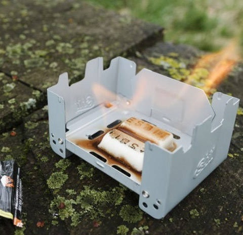 Туристичний Пальник твердопаливний + паливо 20 шт х 4 грам Esbit "Pocket stove" (002 090 00) Сталь Нововолинськ - фото 8