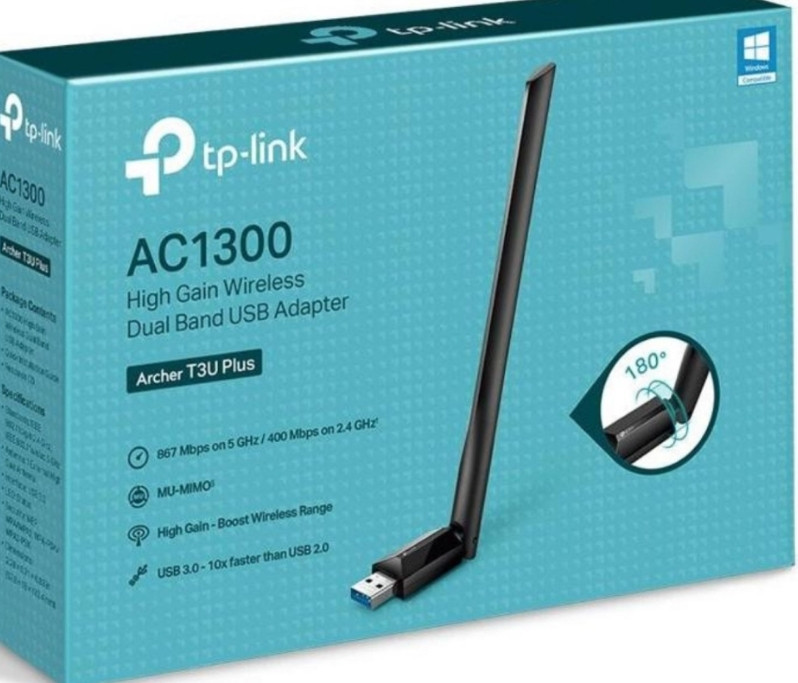 TP-Link Archer T3U Plus | Wi-Fi adapter | Вай-Фай | Ві-Фі адаптер. Харків - фото 4