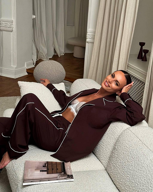 Жіночий стильний шовковий комплект шовк армані Одеса - фото 7