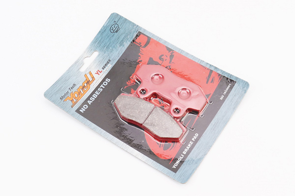 Гальмівні колодки (дискові) без вуха, Viper - RACE/STORM/CG/СВ/HONDA-LS125;NSR 50;MBX 50/LIFAN/KYMCO-Pulsar/LONCIN, к-кт 2шт, червоні Киев - изображение 1