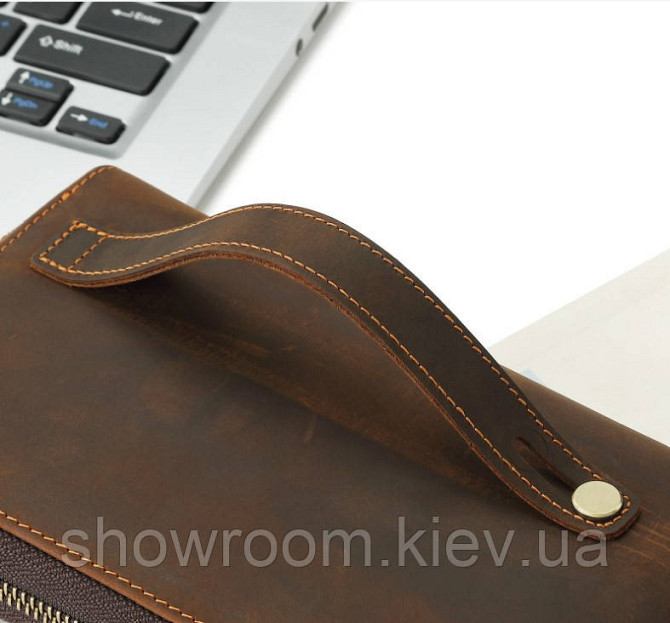 Мужской кожаный клатч Wild Leather (2122) Киев - изображение 6