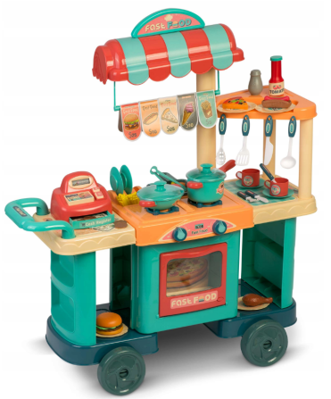 Ігрова дитяча кухня на колесах Ricokids (773000) для дітей Київ - фото 7