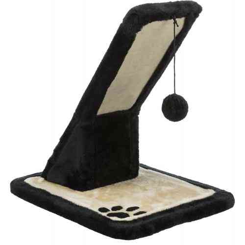 Царапка Trixie для кошек с 2 игрушками дощечка на подставке сизаль/плюш черная 30х40х42 см Киев