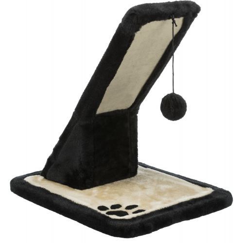 Царапка Trixie для кошек с 2 игрушками дощечка на подставке сизаль/плюш черная 30х40х42 см Киев - изображение 1