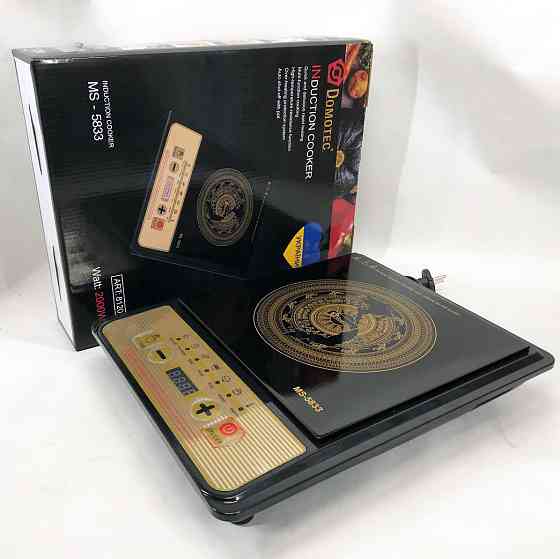 Переносна електрична плита Domotec MS-5833 2000 Вт, Без імпульсна індукційна плита FI-29 Івано-Франківськ