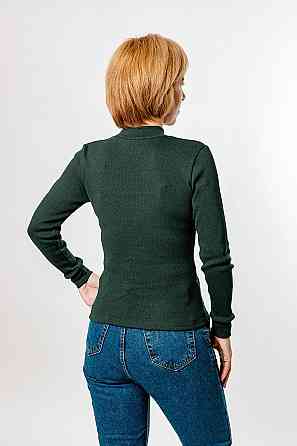 Водолазка жіноча, зелена, топ Крохатушка одяг Київ