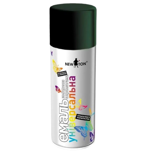 Емаль універсальна 400мл 6005 темно-зелений аерозоль NEW TON Житомир