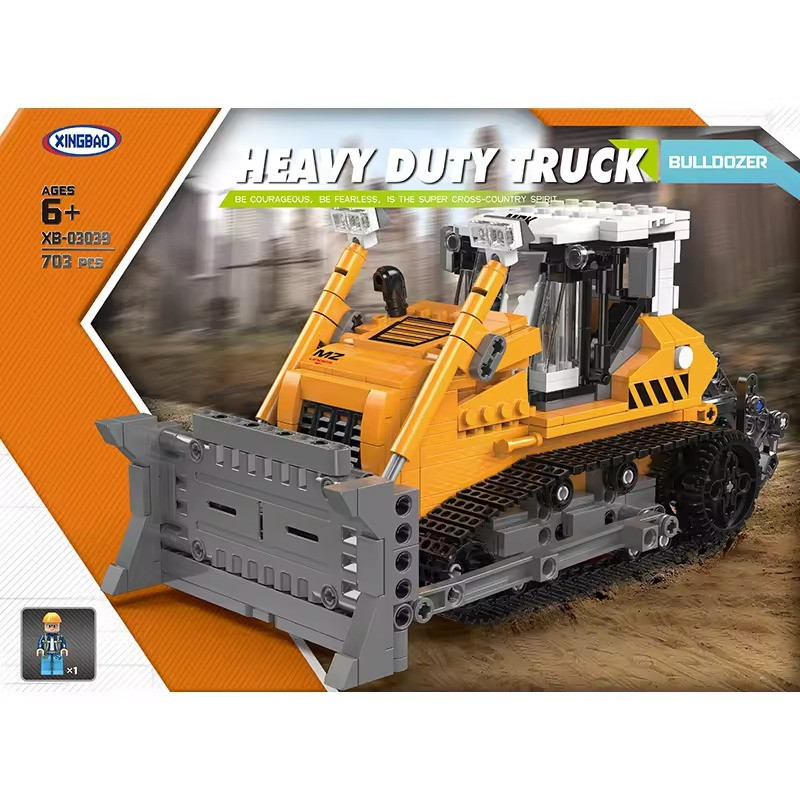 Конструктор дитячий ігровий бульдозер.Будівельна техніка на 703 деталей Кам'янець-Подільський - фото 3