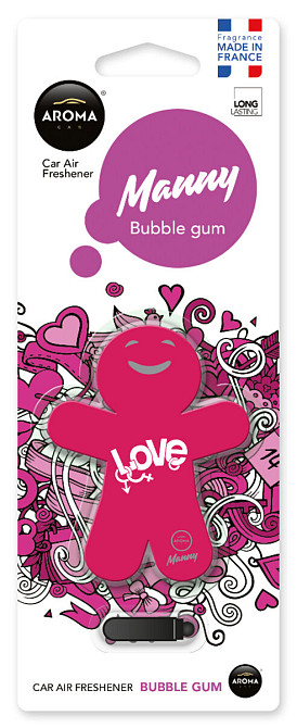 Ароматизатор Aroma Car Manny Bubble Gum сухий Київ - фото 1
