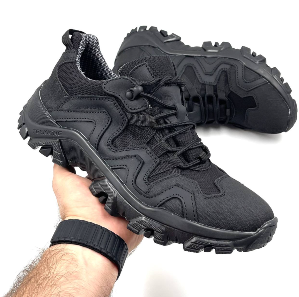 Тактические мужские зимние кроссовки черные зимние теплые мужские кроссовки из кордуры Львов - изображение 7