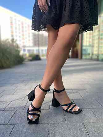 LIRIO Босоніжки жіночі чорні літні LIRIO L0282/8073-68 натуральна шкіра / Стильні босоніжки р. Коломыя