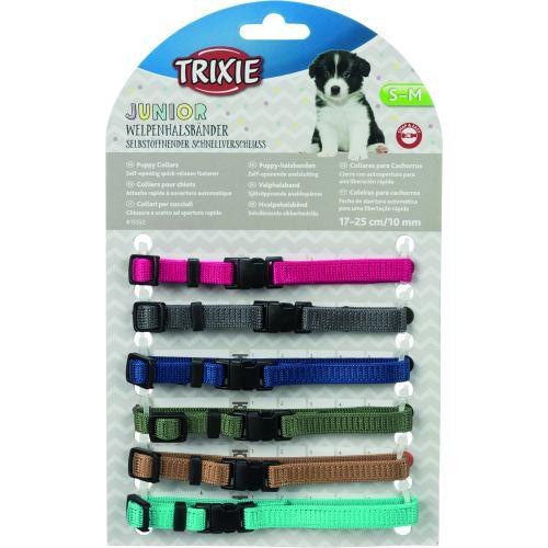 Набір нашийників Trixie для цуценят, нейлон, 6 шт, S-M: 17-25 см/10 мм (кольори в асортименті) Вінниця - фото 2