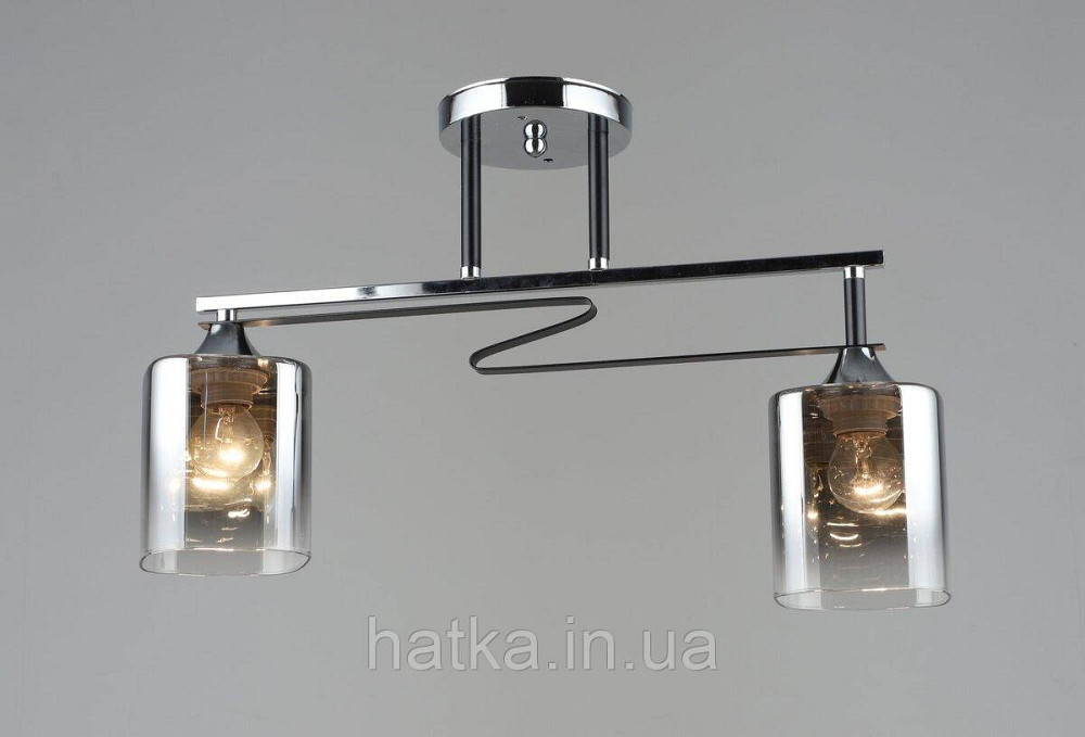 Люстра стельова Sirius B A4057/2 CH+BK на 2 плафони Київ - фото 1