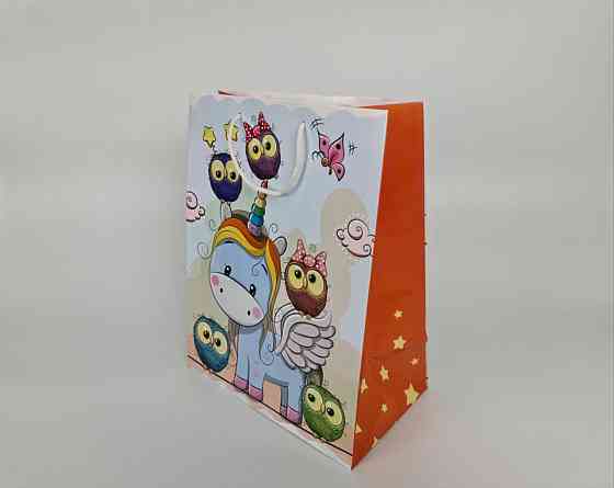 Подарунковий паперовий пакет Гігант (широке дно)о 30/40/17 (артGSD-55) (12 шт) Харків