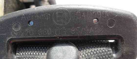 Mercedes-Benz  A2208600385 9A86 Ремінь безпеки задній лівий чорний S-Class W220 Одеса