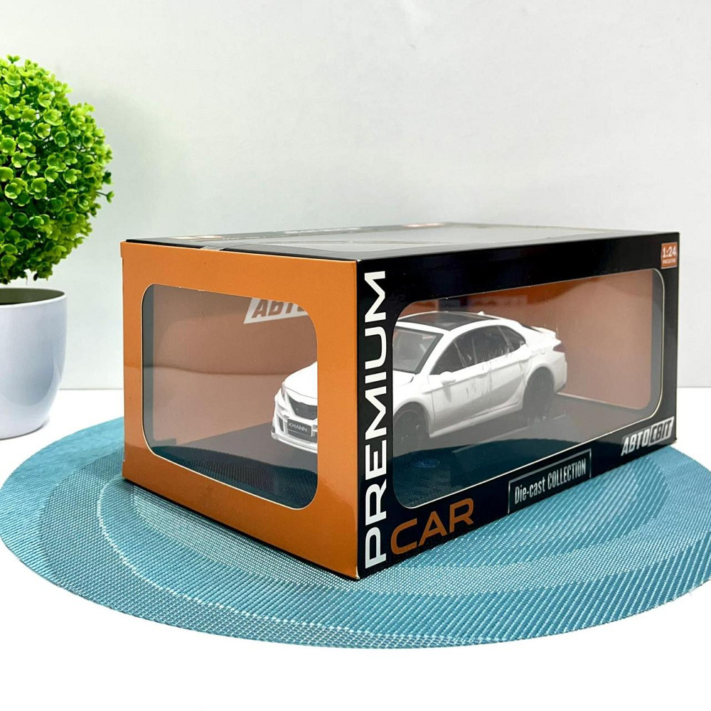 Машина Автосвит Тoyota Camry инерционная открывается дверь капот багажник 20 см Белая (AP-1787) Чернігів - фото 2