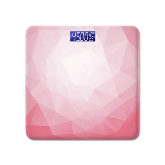 Весы напольные для измерения массы тела, со стеклянной пластиной AD-30, весы розовые Каменец-Подольский