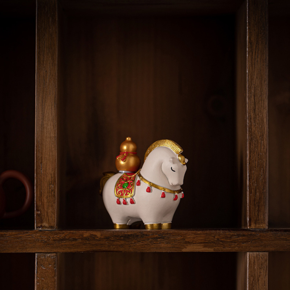 Фігурка Кінь Негайне щастя та здоров'я 8.5 х 7 см Полістоун Символ 2026 року Одеса - фото 4