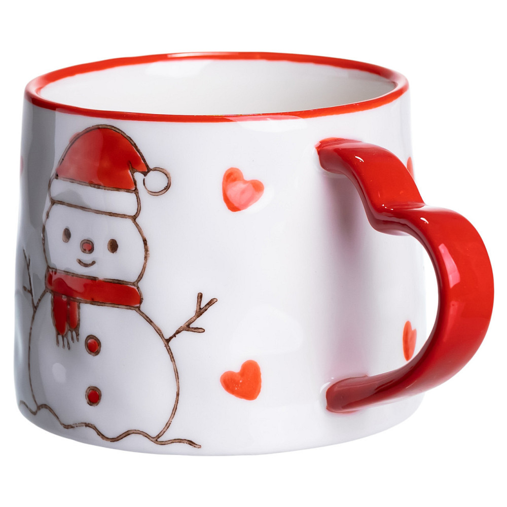 Чашка Снеговик новогодняя фарфоровая 350 мл Киев - изображение 2