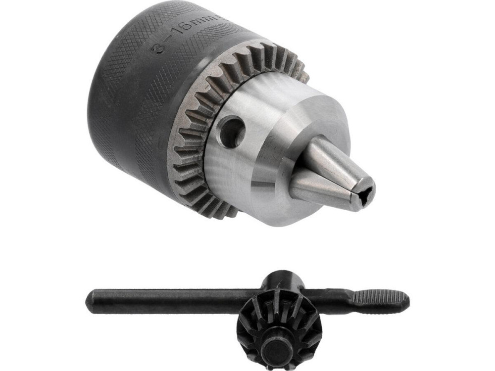 Патрон для дриля з ключем YATO до гвинта- G5/8 16UNF, кріплення Ø= 3-16 мм [5/20] Одеса - фото 1