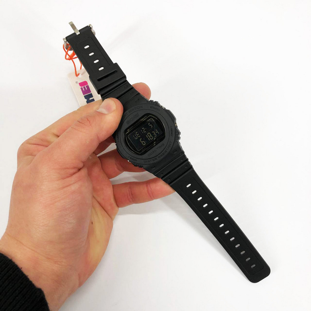 Часы армейские оригинал SKMEI 1776BKBK, Водонепроницаемые часы для рыбалки Лучшие военные GM-57 Львов - изображение 10