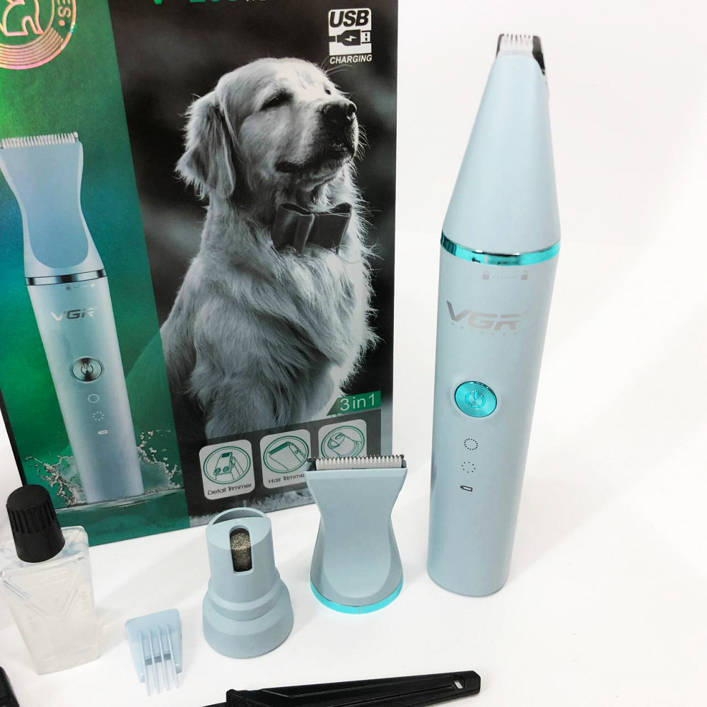 Машинка для стрижки тварин собак і кішок, Набір машинки для стрижки для собак Машинка тример кішок BZ-68 Львів - фото 11