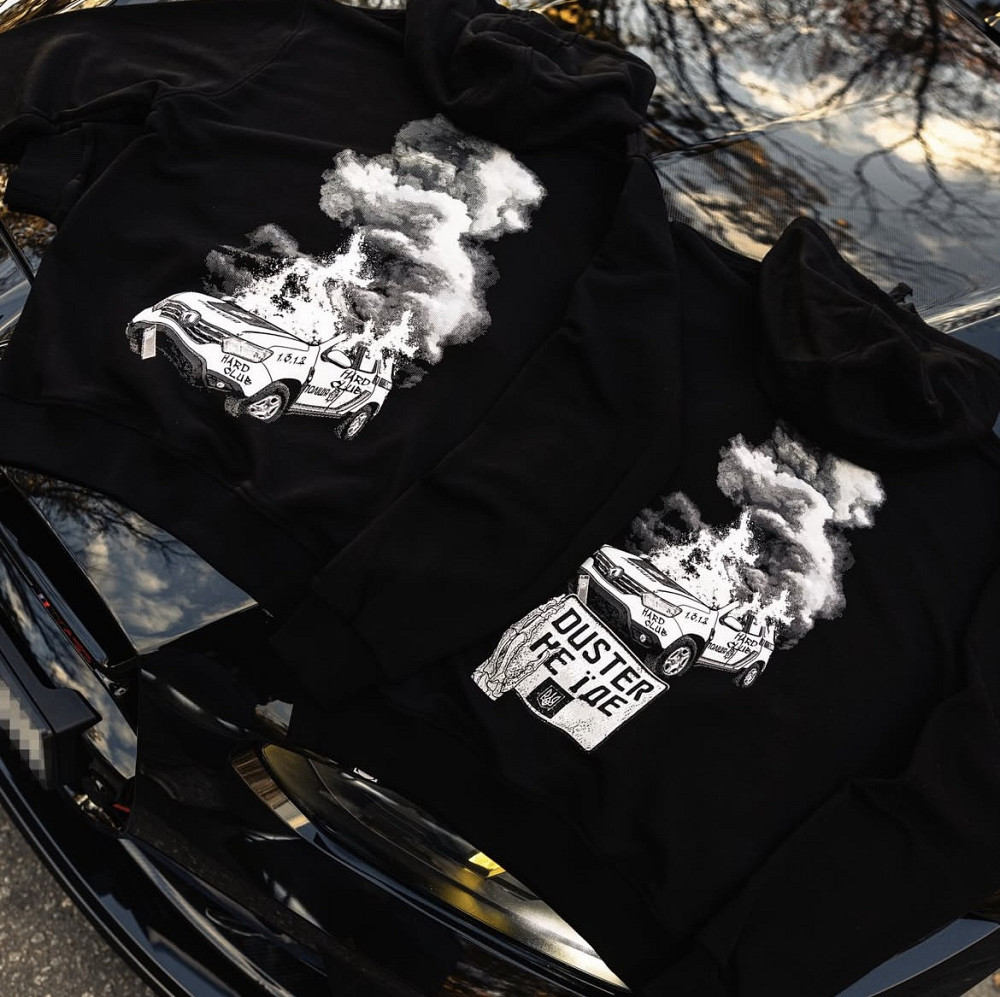 Худі "Duster не їде" Чорне, M Чернівці - фото 1