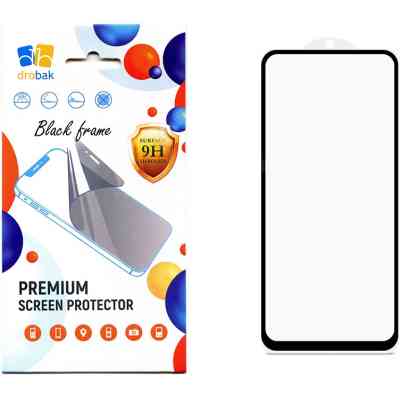 Стекло защитное Drobak Motorola G23 (Black) (717149) Винница