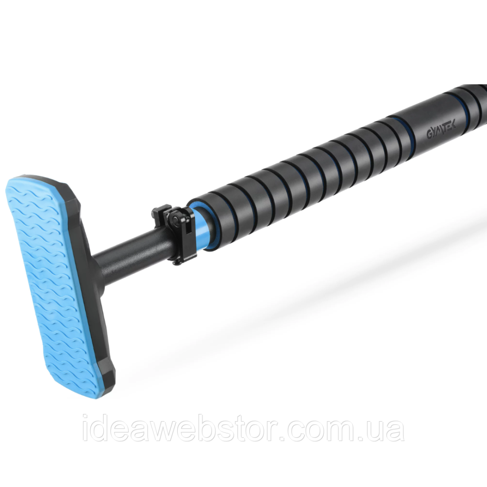 Турнік розсувний GYMTEK 70-100 см для дому дверний у розпір без свердління сталевий турнік для підтягувань із м'якими ручками Київ - фото 12