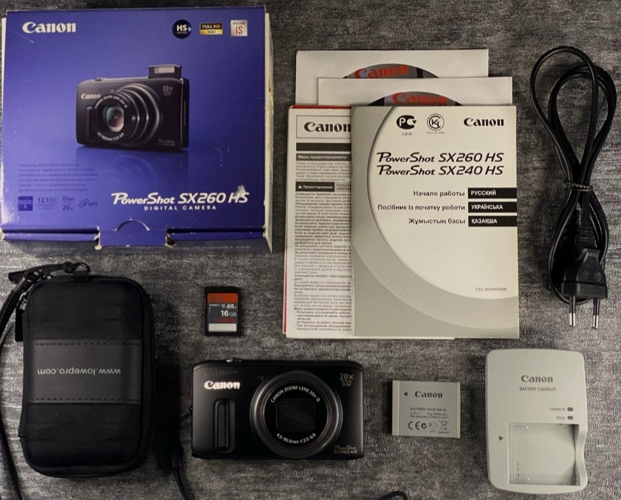 Фотоаппарат Canon Power Shot SX260 HS. Аналог G7x , GPS. Киев - изображение 1