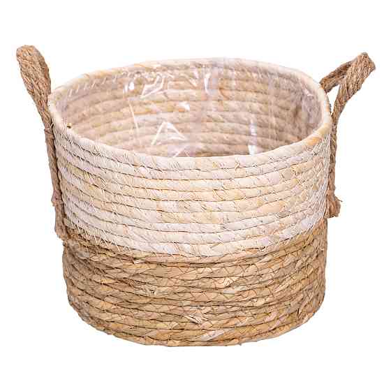 Универсальные плетеные корзины для хранения, 3 шт, коричневые Киев