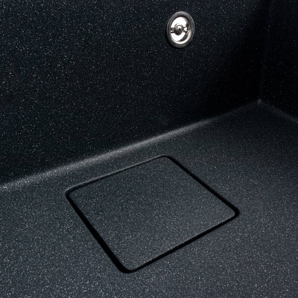 VALESO Кухонна мийка гранітна VALESO 6050 SHERLIT (антрацит) Київ - фото 6